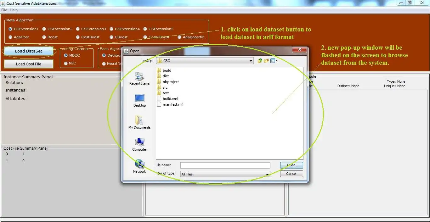 Download web tool or web app Cost-sensitive Classifiers to run in Windows online over Linux online