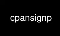 Run cpansignp in OnWorks free hosting provider over Ubuntu Online, Fedora Online, Windows online emulator or MAC OS online emulator