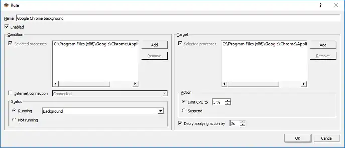 ابزار وب یا برنامه وب CPU Limiter را دانلود کنید