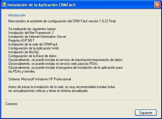 Download web tool or web app CRMFacil