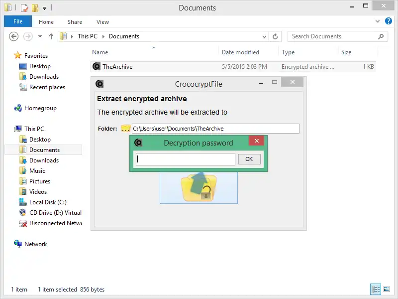 Download web tool or web app CrococryptFile