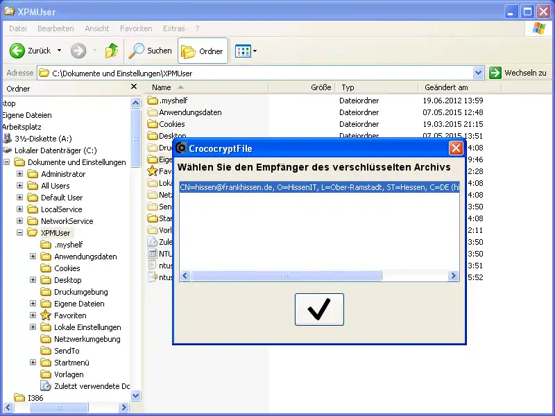 Download web tool or web app CrococryptFile