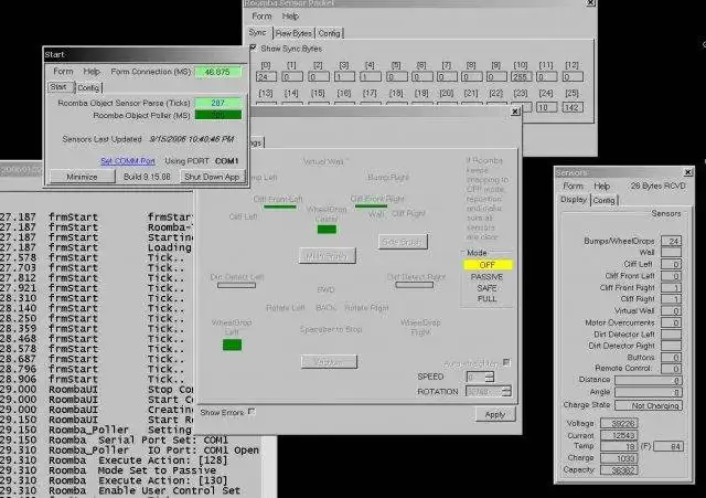 Download web tool or web app C# RoombaSCI Framework to run in Windows online over Linux online