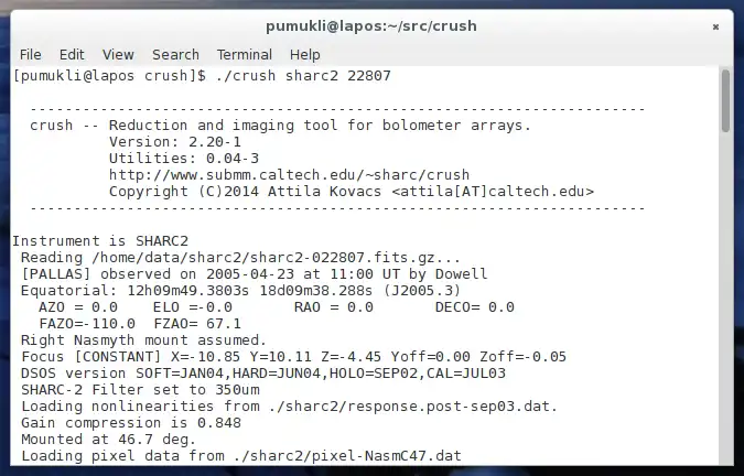 Download web tool or web app CRUSH to run in Linux online