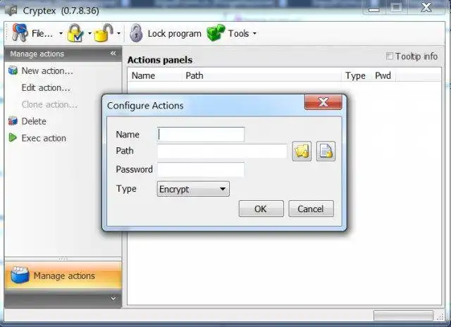 Download web tool or web app Cryptex