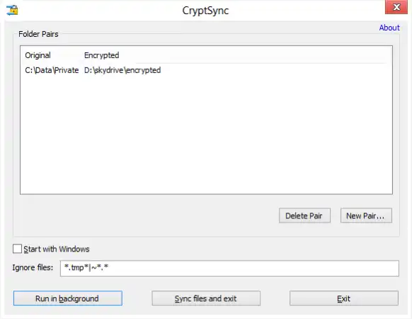 Download web tool or web app cryptsync