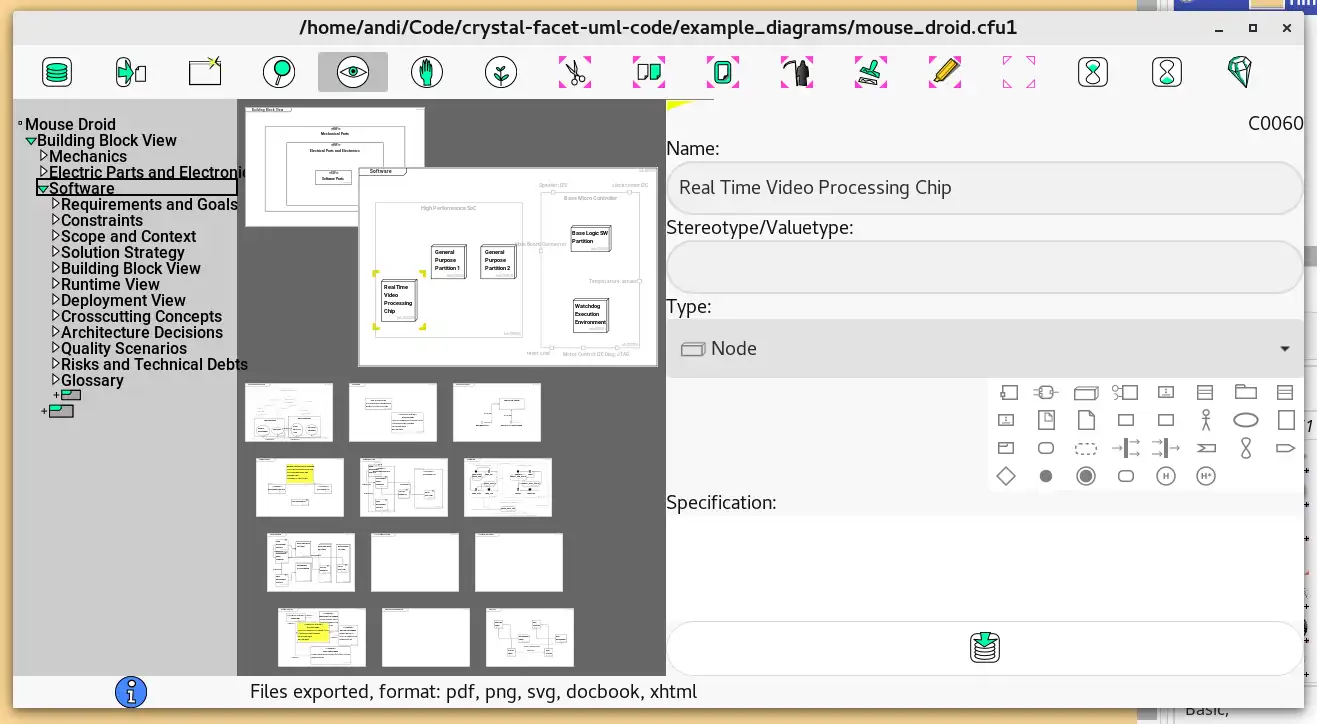 Download web tool or web app crystal-facet-uml