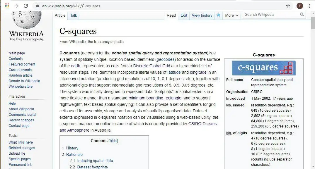 Download web tool or web app C-squares to run in Linux online