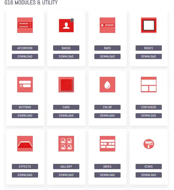 Download web tool or web app css plugins