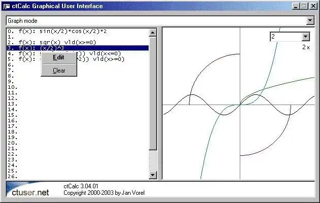 Download web tool or web app ctCalc