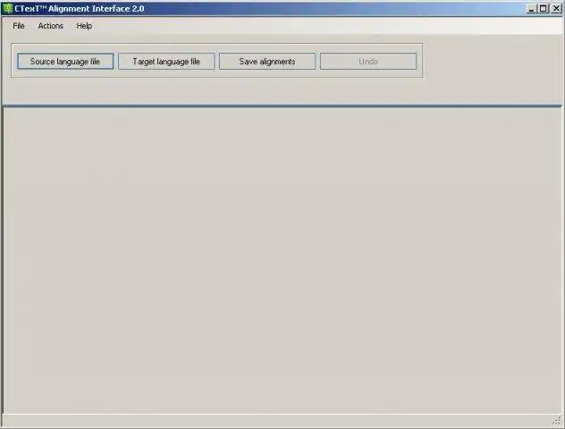 Download web tool or web app CTexT Alignment Interface to run in Windows online over Linux online