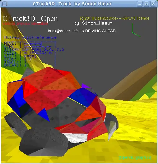 Download web tool or web app CTruck3D _Open to run in Linux online