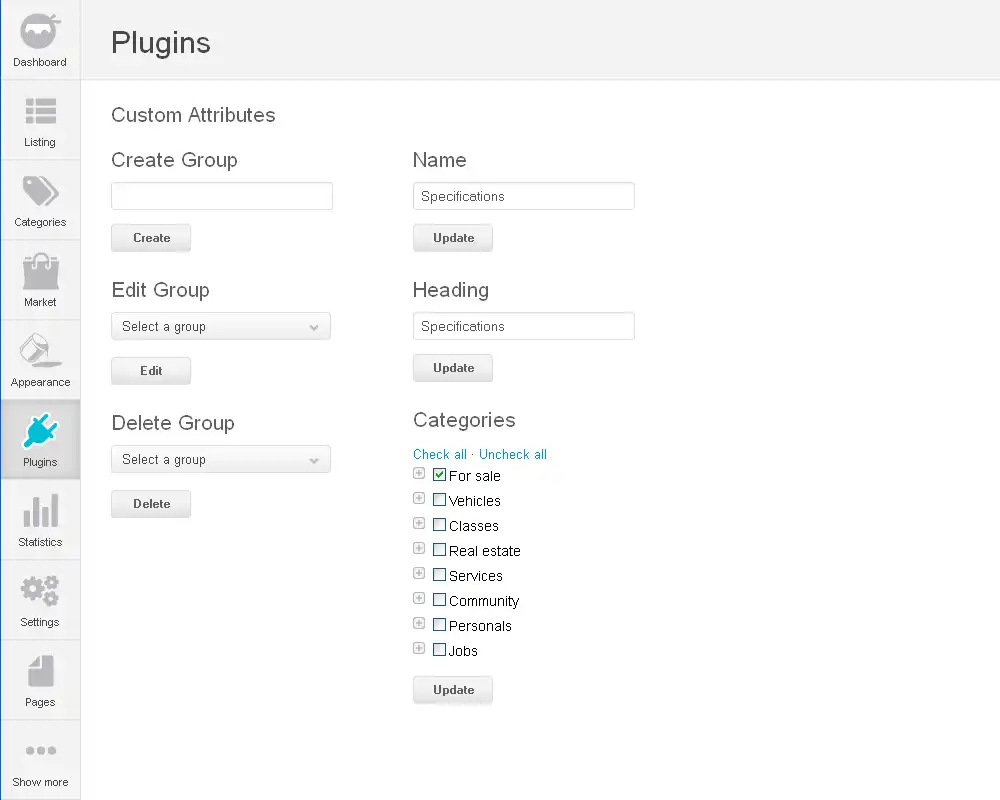 Download web tool or web app Custom Attributes