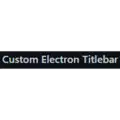 Free download Custom Electron Titlebar Linux app to run online in Ubuntu online, Fedora online or Debian online