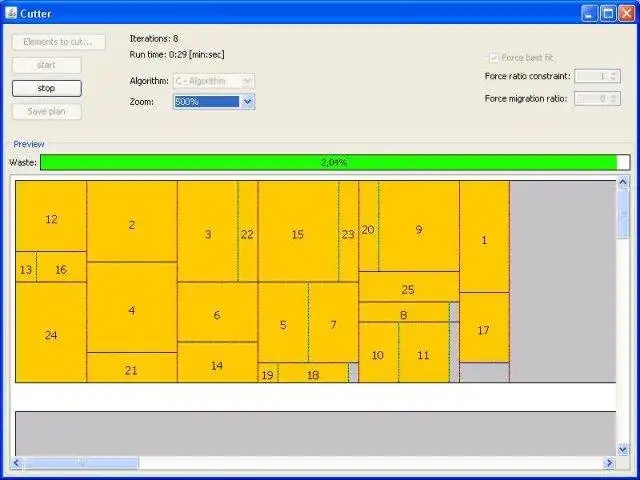 Download web tool or web app Cutting Problem to run in Linux online