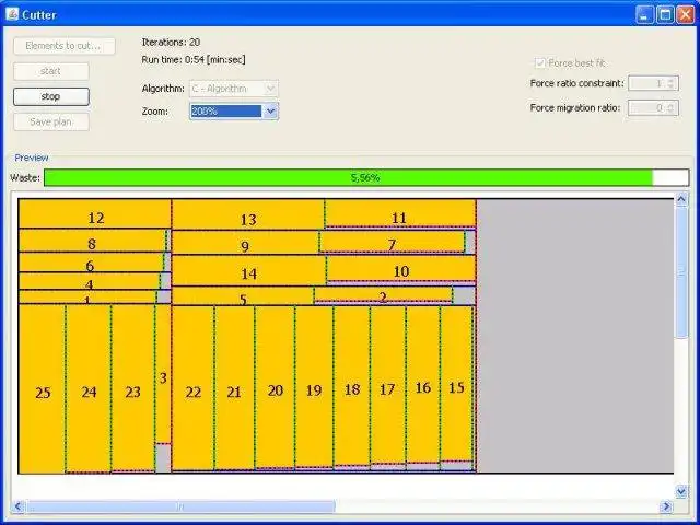 Download web tool or web app Cutting Problem to run in Linux online