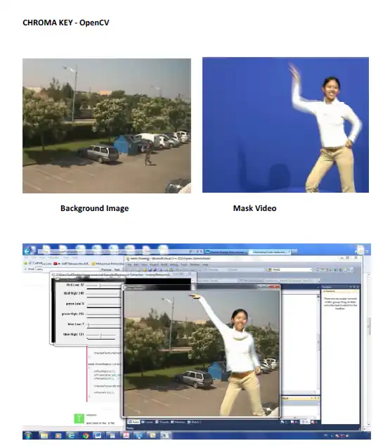 Download web tool or web app cvChromaKey