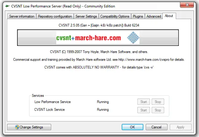 Download web tool or web app CVSNT Legacy