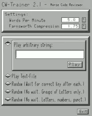 Download web tool or web app CW Morse Code Trainer
