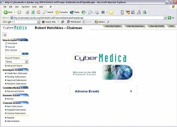 Descargar herramienta web o aplicación web CyberMedica