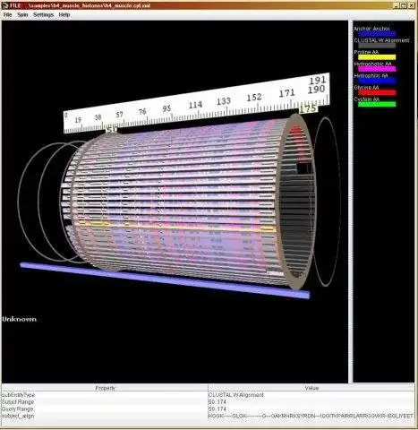 Download web tool or web app Cylindrical BLAST Viewer