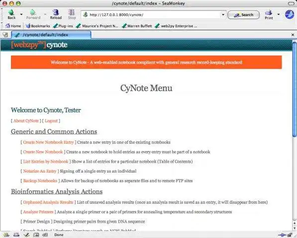 Download web tool or web app CyNote to run in Linux online