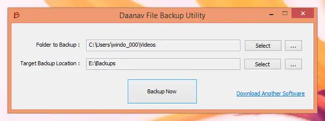 Download web tool or web app Daanav File Backup Software