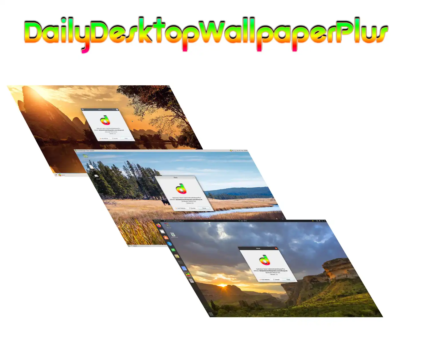 Download web tool or web app DailyDesktopWallpaperPlus