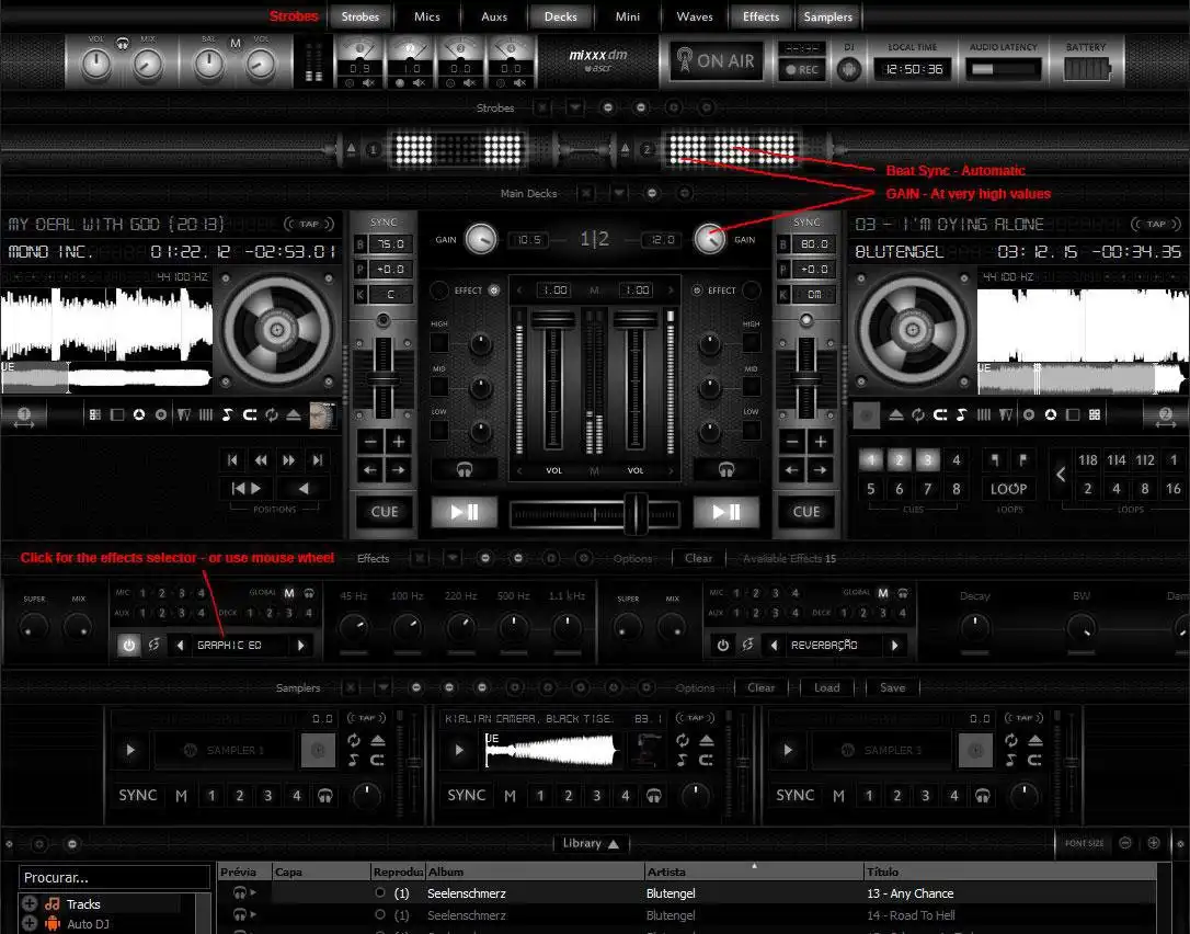 Download web tool or web app Dark Metal - Mixxx Skin