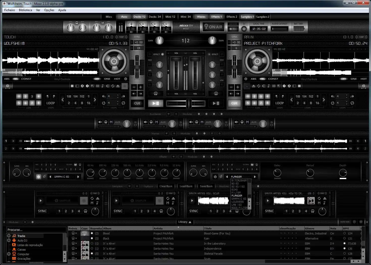 Download web tool or web app Dark Metal - Mixxx Skin