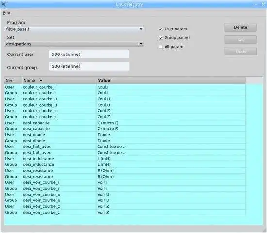 Download web tool or web app Database registry for Linux