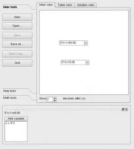 Download web tool or web app DataNet Mathsuite to run in Linux online