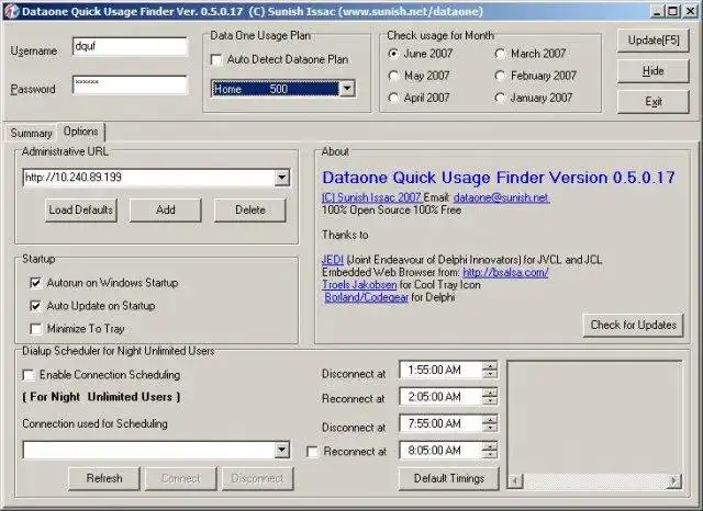 Download web tool or web app Dataone Quick Usage Finder 