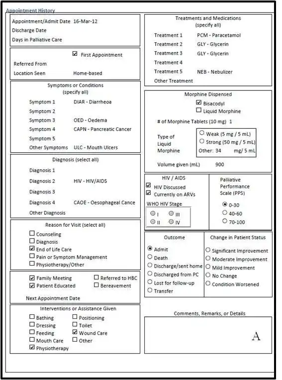 Download web tool or web app DataPall Palliative Care EMR