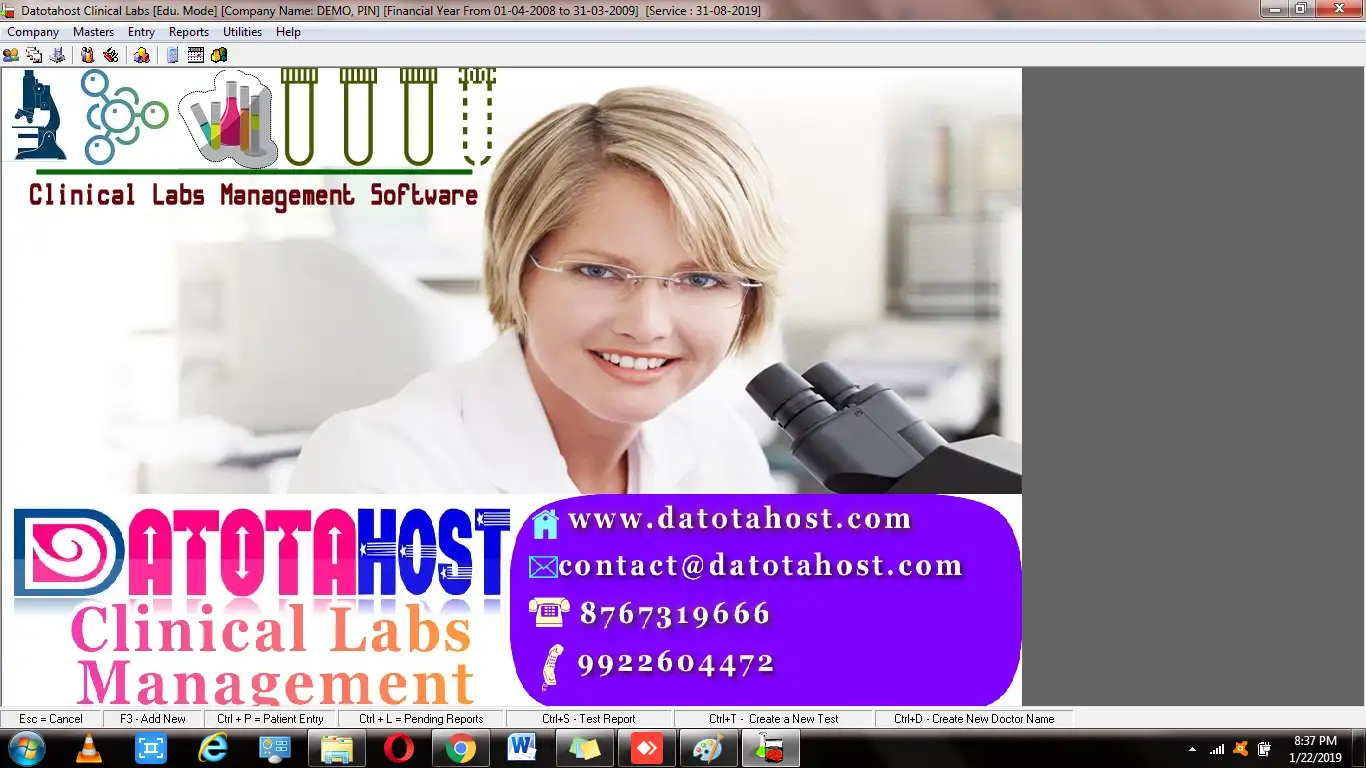 Download web tool or web app Datotahost Clinical Lab software