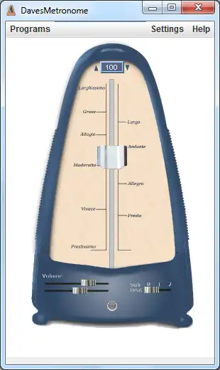 Download web tool or web app DavesMetronome