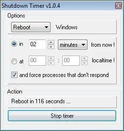 Download web tool or web app Daxtars Shutdown Timer