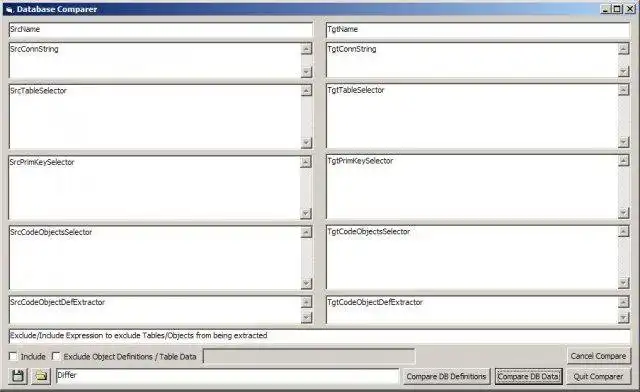 Download web tool or web app DBComparer