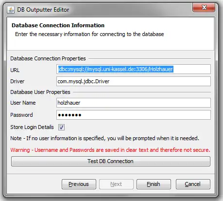 Download web tool or web app DbOutputter4RS to run in Linux online