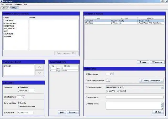 Download web tool or web app dbUPLoader