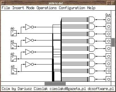 Download web tool or web app DCSim - digital circuit simulator