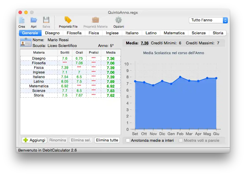 Download web tool or web app DebitCalculator