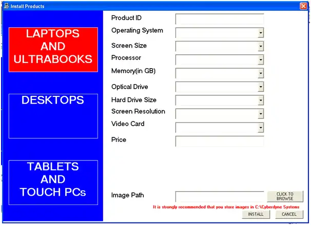 Download web tool or web app Dell Computer Shoppe