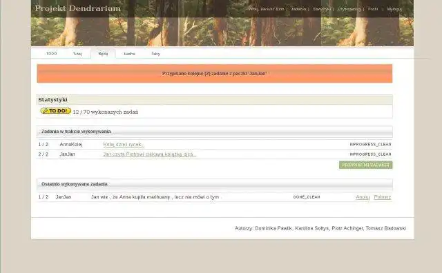 Download web tool or web app Dendrarium to run in Windows online over Linux online