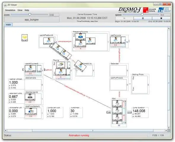 Download web tool or web app DESMO-J to run in Linux online