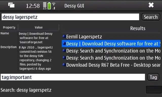 Download web tool or web app Dessy