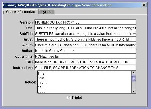 Download web tool or web app DGuitar: a Guitar Pro viewer, player