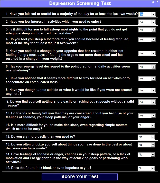 Download web tool or web app Diagnostic Screening Tests