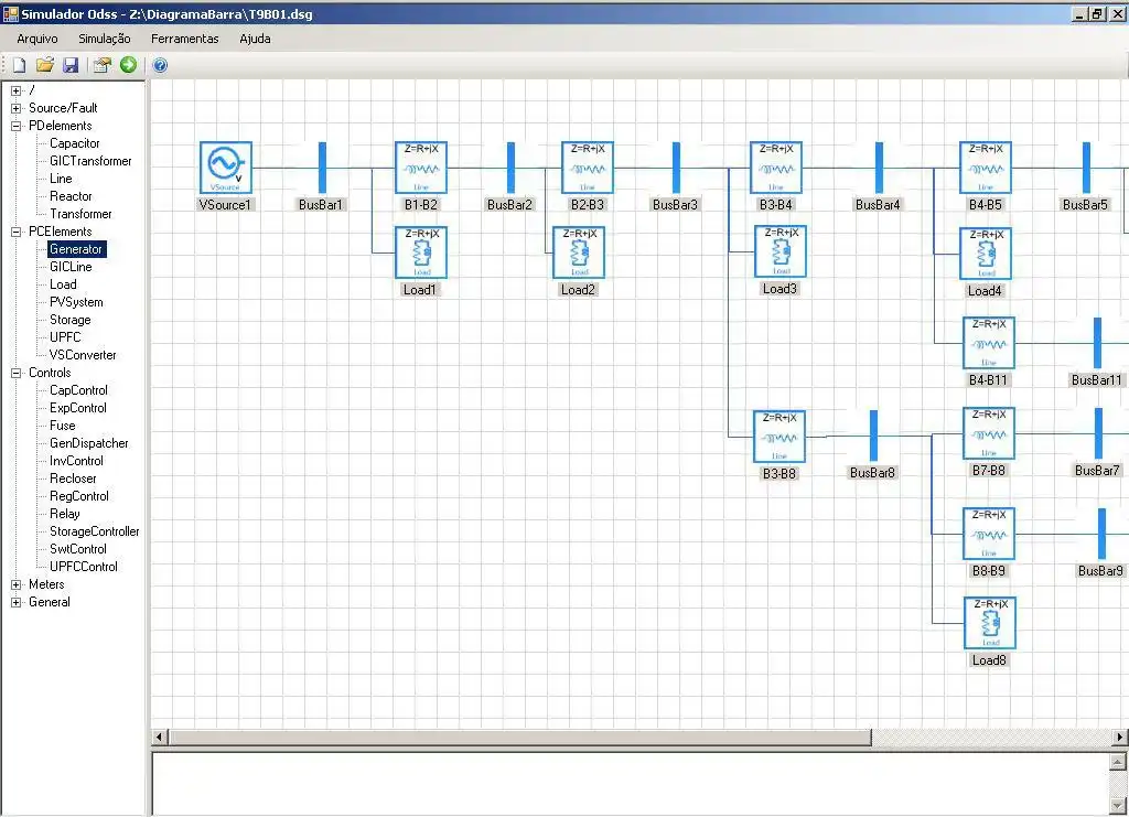 Download web tool or web app DiagramaBarra to run in Windows online over Linux online