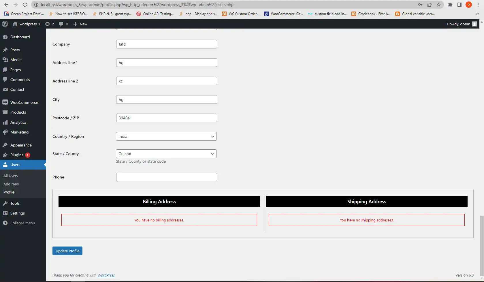 Download web tool or web app Different Shipping And Billing Address